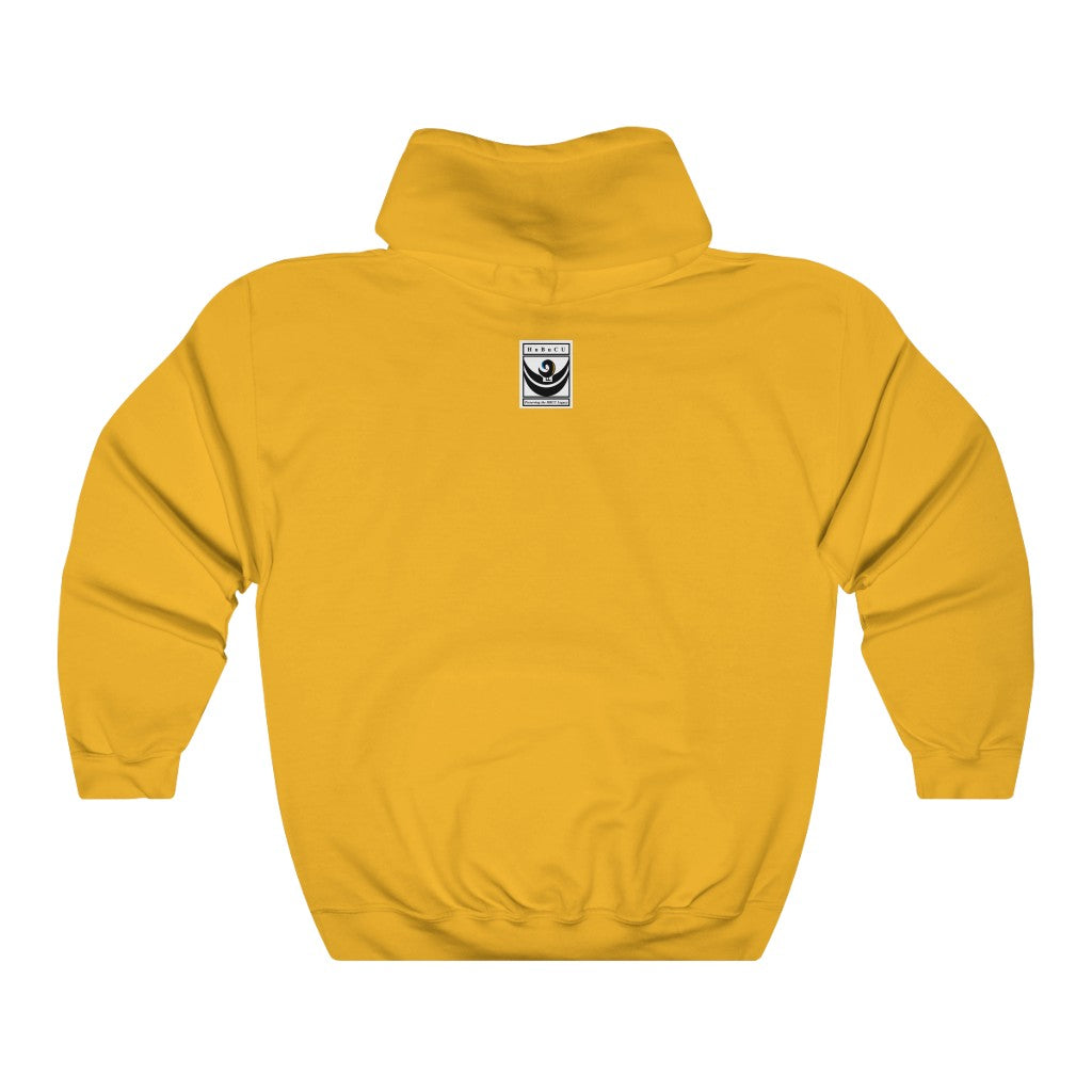 HBCU GRAD 'no regrets' Pullover Hoodie | Brown & Gold