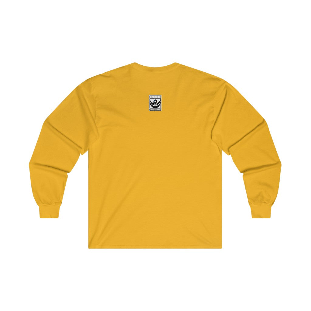 Men's Long Sleeve Tee | Purple & Gold