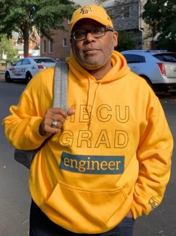 HBCU GRAD 'engineer' Hoodie | Gold