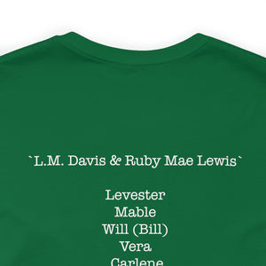 Davis-Lewis 2023 Family Reunion Unisex Jersey Short Sleeve Tee
