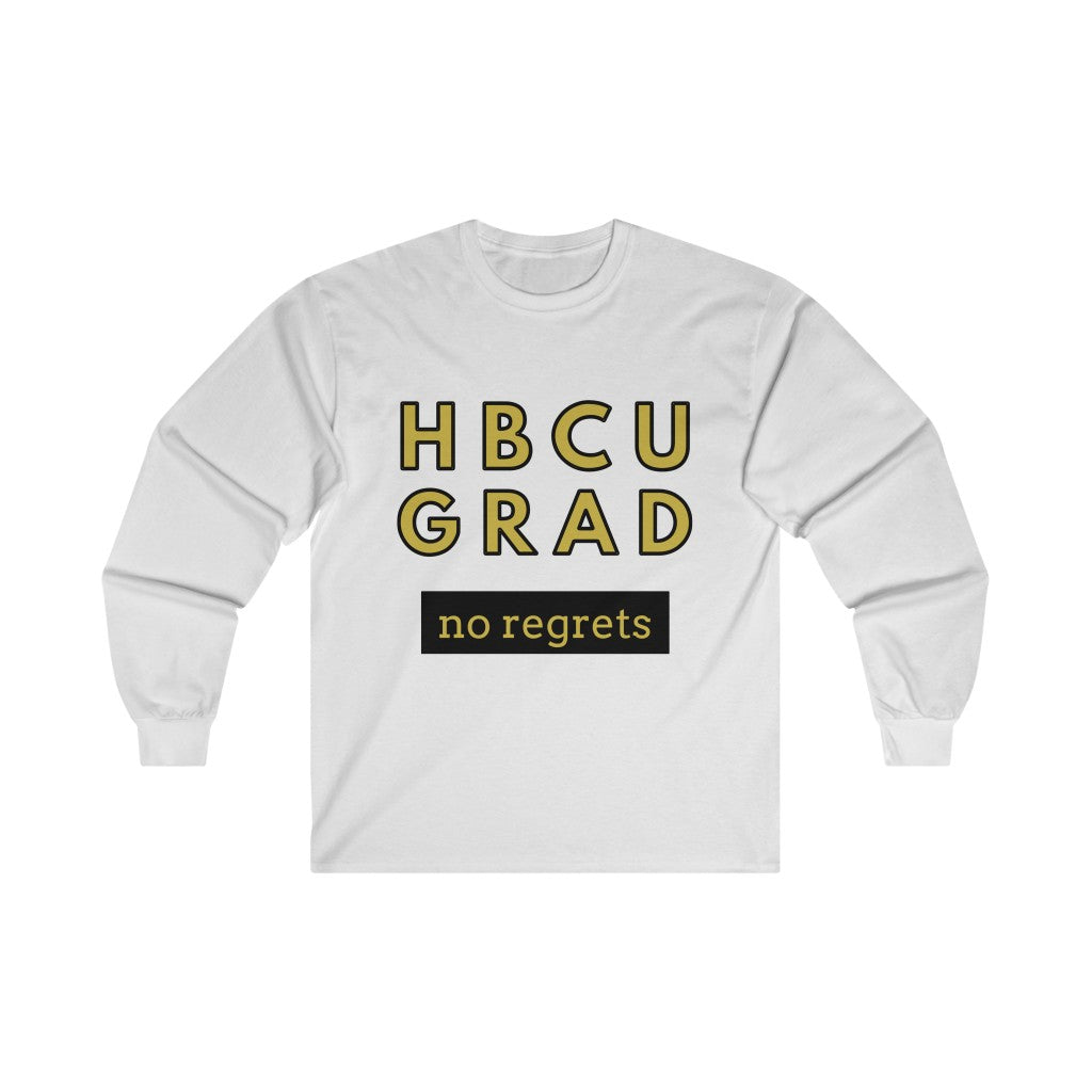 Men's Long Sleeve Tee | Black & Gold