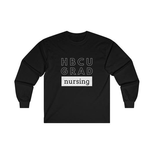 HBCU GRAD 'nursing' | Long Sleeve Tee