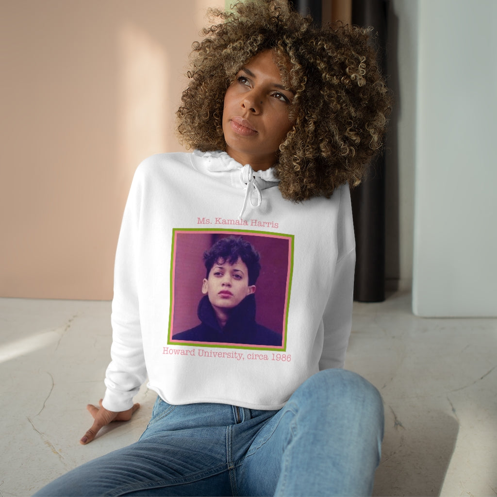 "I'm Speaking" Crop Hoodie | Pink & Green