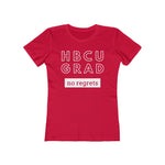 Load image into Gallery viewer, HBCU GRAD &#39;no regrets&#39; | Ladies&#39; The Boyfriend Tee
