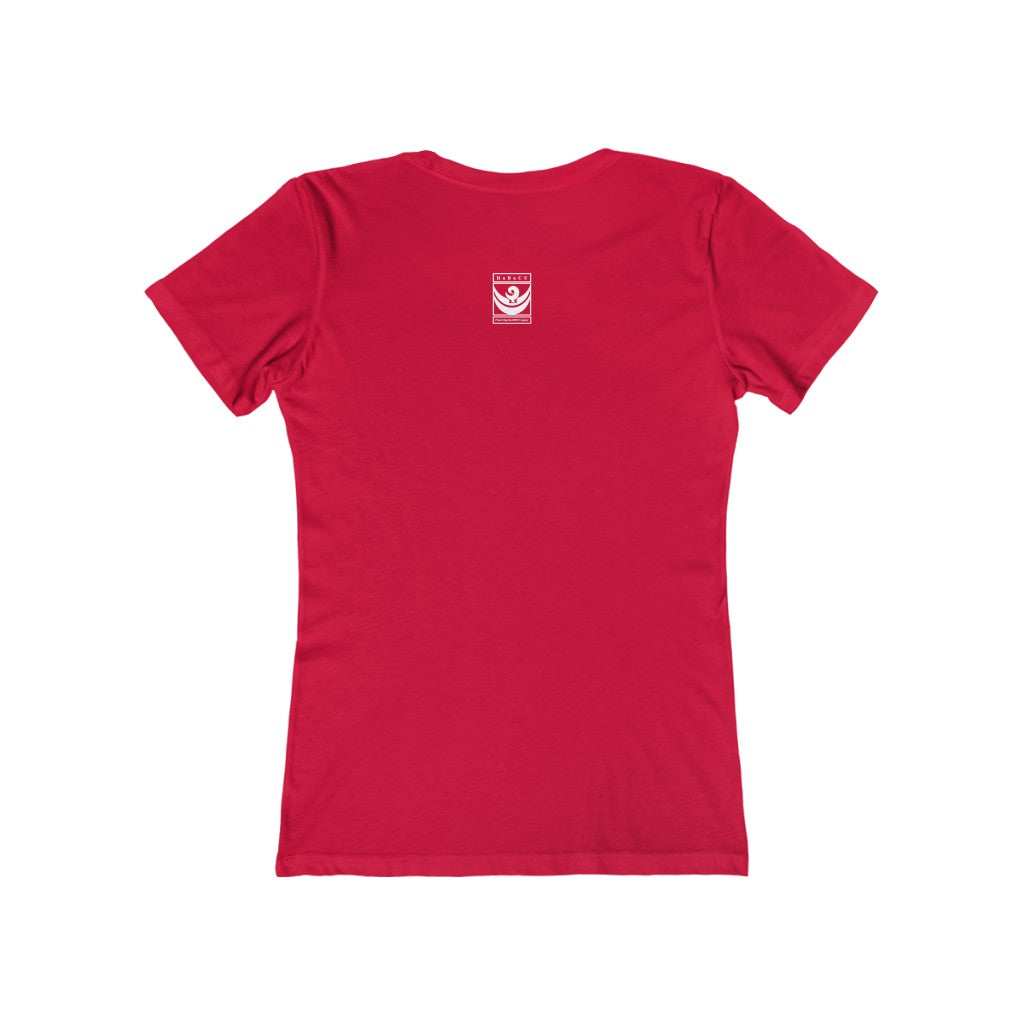 HBCU GRAD 'no regrets' | Ladies' The Boyfriend Tee