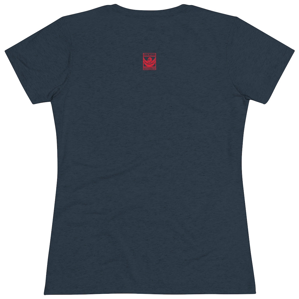 HBCU GRAD 'bison' | Women's Triblend Tee
