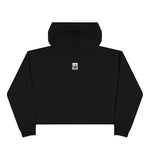 Load image into Gallery viewer, HBCU GRAD &#39;No Regrets&#39; Crop Hoodie | Pink &amp; Green

