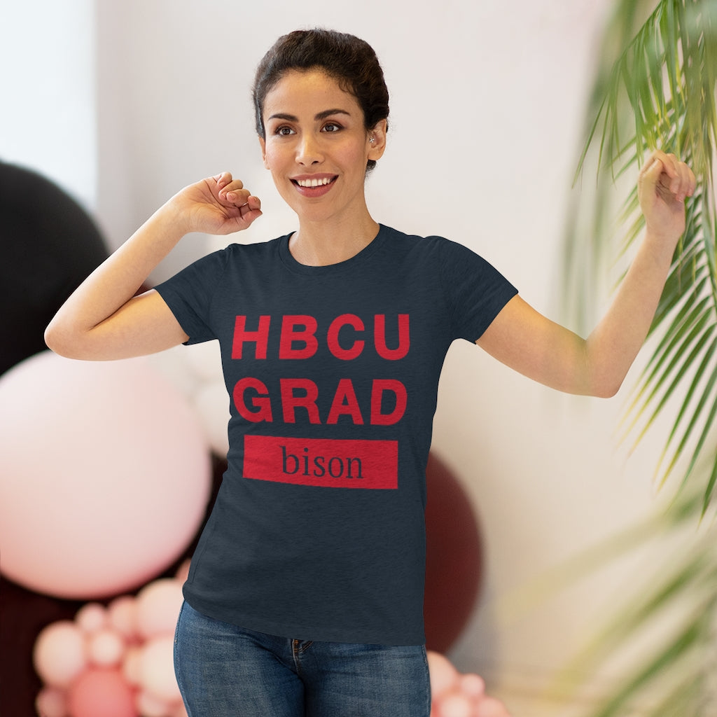 HBCU GRAD 'bison' | Women's Triblend Tee