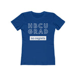 Load image into Gallery viewer, HBCU GRAD &#39;no regrets&#39; | Ladies&#39; The Boyfriend Tee
