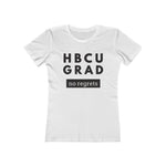 Load image into Gallery viewer, HBCU GRAD &#39;no regrets&#39; | Ladies&#39; The Boyfriend Tee
