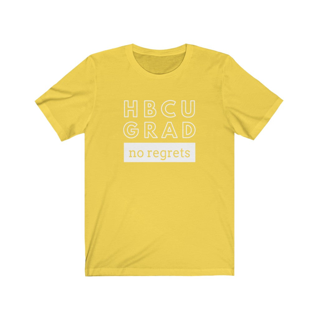 HBCU GRAD 'no regrets' | Short Sleeve Tee