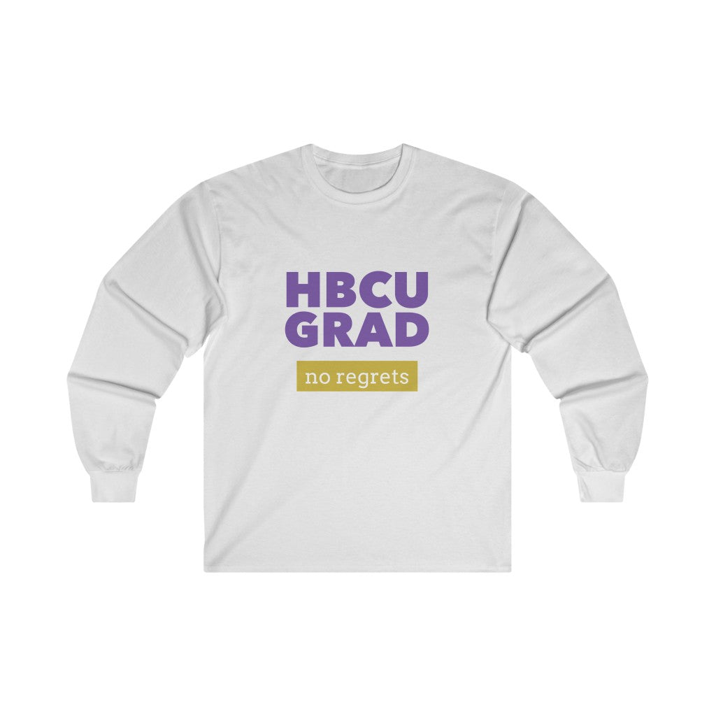Men's Long Sleeve Tee | Purple & Gold