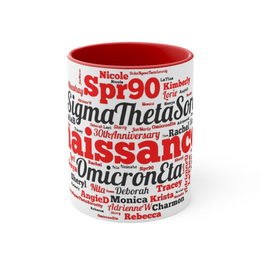 Omicron Eta Spr 90' Accent Coffee Mug, 11oz