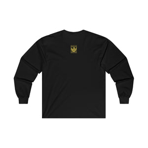 Men's Long Sleeve Tee | Black & Gold